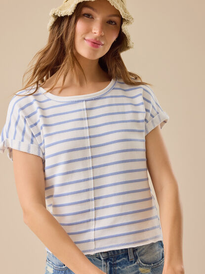 Paloma Striped Tee - TULLABEE