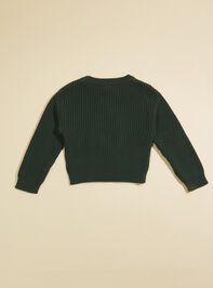 Christmas Tree Stitch Sweater Detail 3 - TULLABEE