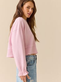 Josephina Thermal Lace Top Detail 4 - TULLABEE