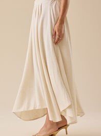 Jules Linen Maxi Skirt Detail 3 - TULLABEE