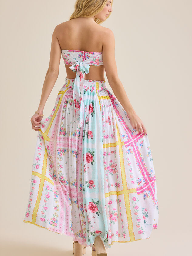 Gianna Floral Bandana Top Detail 9 - TULLABEE