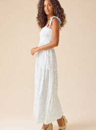 Gemma Floral Maxi Dress Detail 3 - TULLABEE