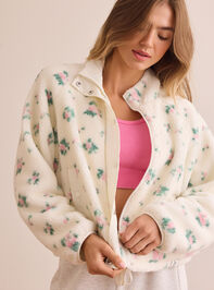 Flora Sherpa Jacket Detail 3 - TULLABEE