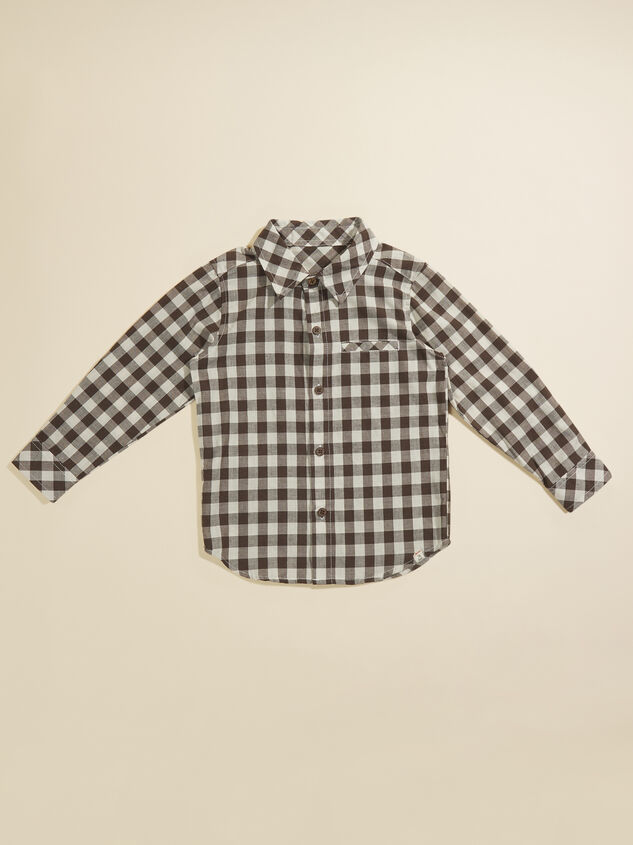 Atwood Toddler Plaid Button-Down by Me + Henry - TULLABEE