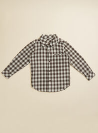 Atwood Toddler Plaid Button-Down by Me + Henry - TULLABEE