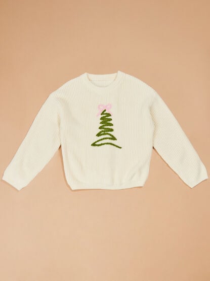 Chic Christmas Tree Sweater - TULLABEE