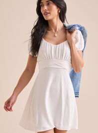 Elsie Puff Sleeve Dress Detail 2 - TULLABEE