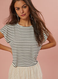 Summer Striped Muscle Tee - TULLABEE
