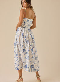 Brynn Toile Maxi Dress Detail 4 - TULLABEE