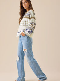 Belle Boho Babydoll Sweater Detail 3 - TULLABEE