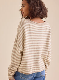 Hollen Striped Sweater Detail 5 - TULLABEE