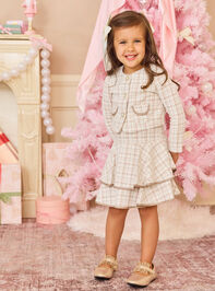 Wilma Plaid Dress and Jacket Set - TULLABEE