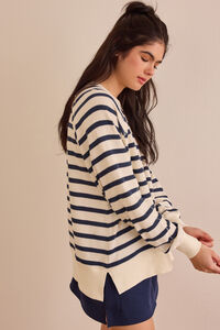 Warm-up Stripe Pullover Detail 4 - Altar'd State