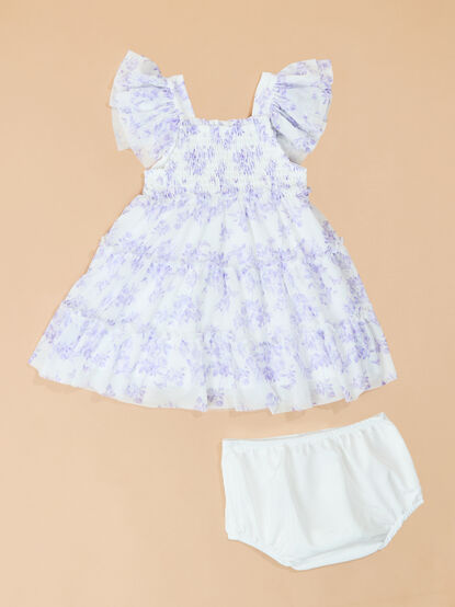 Mariella Lilac Mesh Dress - TULLABEE