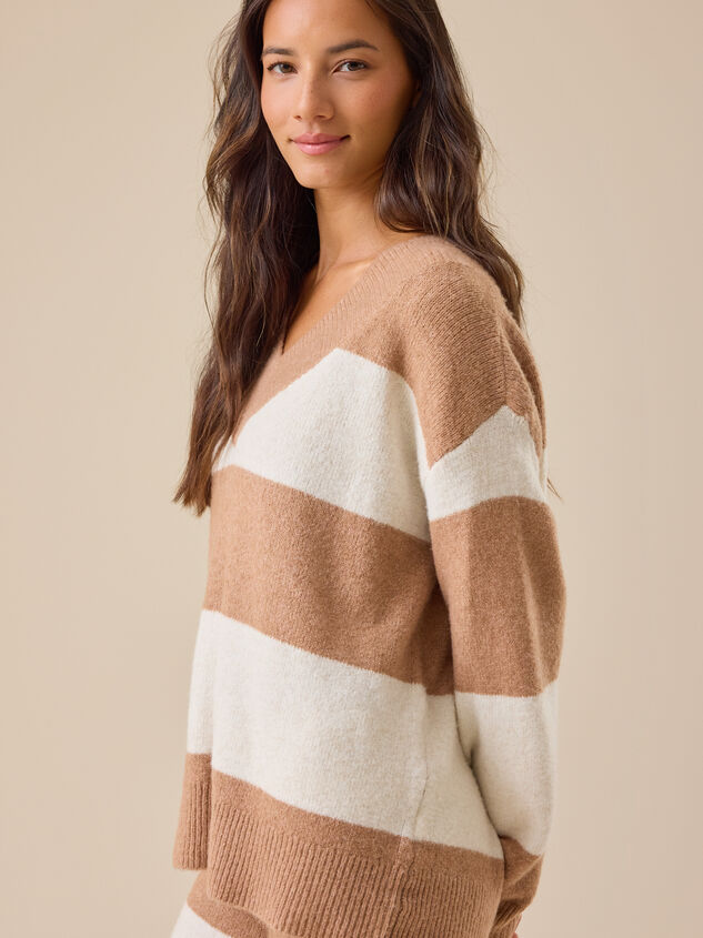Hartley Striped Sweater Detail 4 - TULLABEE