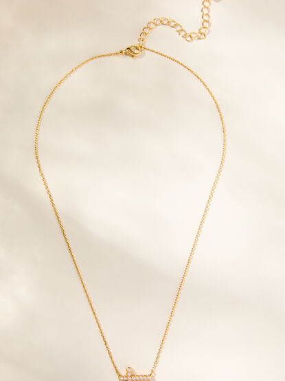Trust The Next Chapter Pearl Cross Necklace - TULLABEE