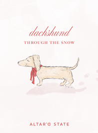 Snow Dachshund E-Gift Card - TULLABEE