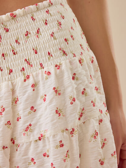 Ruth Floral Midi Skirt - TULLABEE