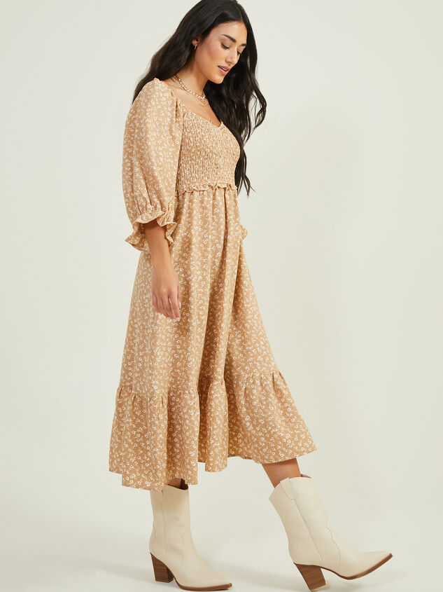 Annalise Floral Mama Dress Detail 4 - TULLABEE