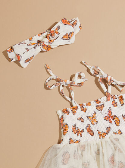 Monarch Butterfly Bow Headband - TULLABEE