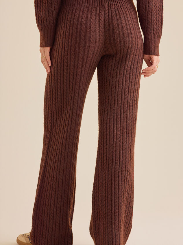 Chaya Cable Pant Detail 5 - TULLABEE
