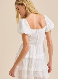 Rachelle Tiered Mini Dress Detail 4 - TULLABEE