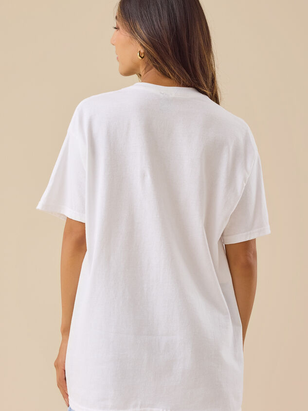 Capri Postcard Graphic Tee Detail 5 - TULLABEE