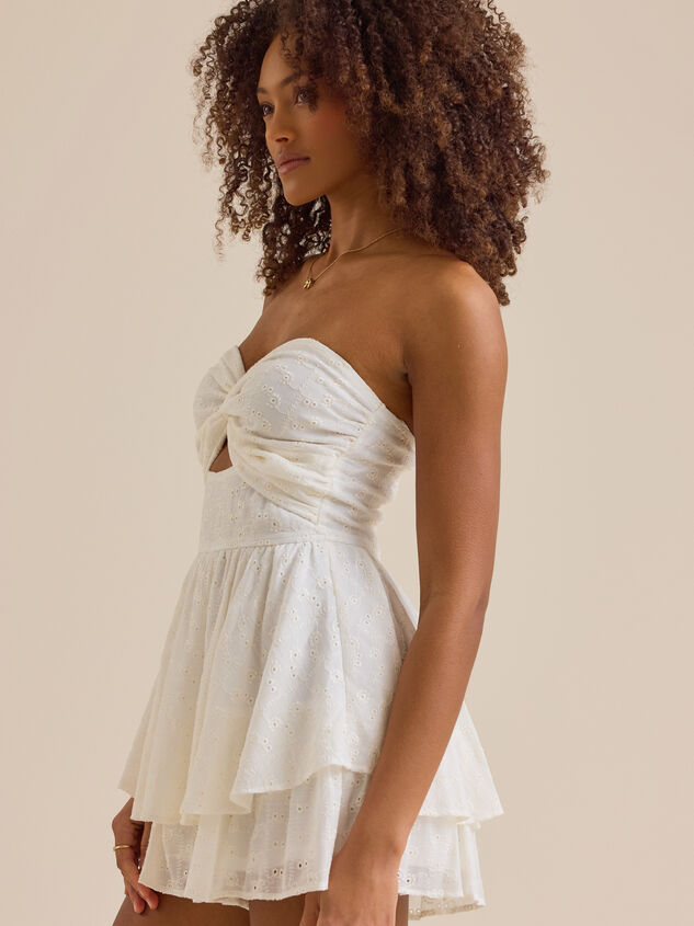 Honey Strapless Romper Detail 4 - TULLABEE