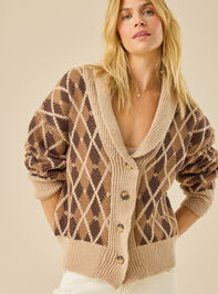 Karla Argyle Oversized Cardigan - TULLABEE