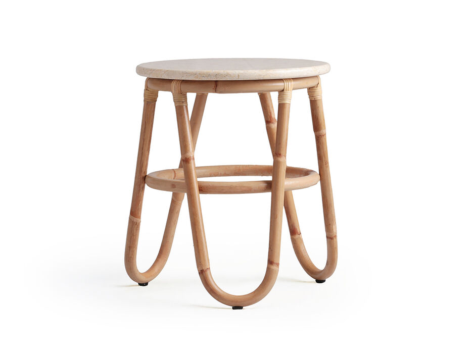Eve Rattan Side Table - TULLABEE - 