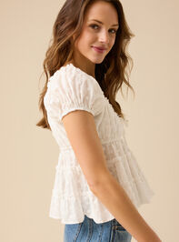 Resi Eyelet Tiered Top Detail 4 - TULLABEE