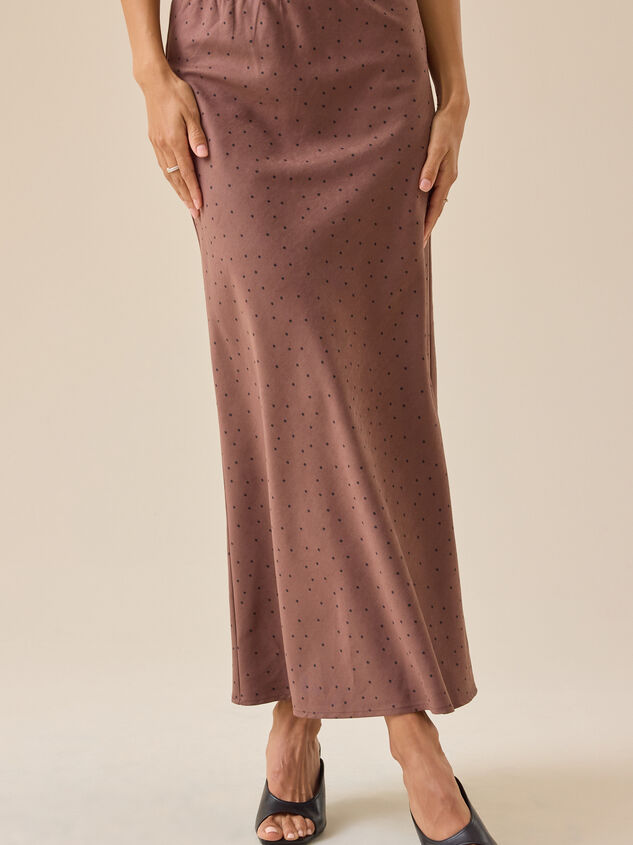 Frankie Polka Dot Midi Skirt Detail 3 - TULLABEE