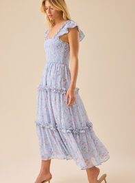 Blair Floral Maxi Dress Detail 3 - TULLABEE