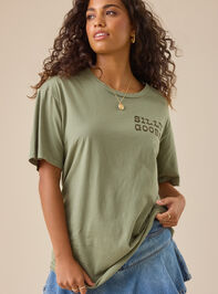 Silly Goose Oversized Graphic Tee Detail 2 - TULLABEE