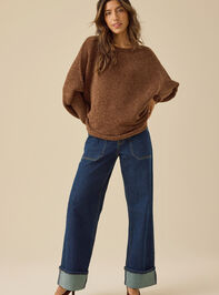 Amryn Chenille Dolman Sweater Detail 2 - TULLABEE