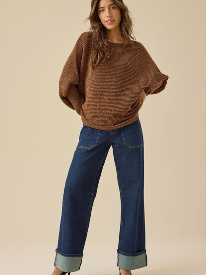 Amryn Chenille Dolman Sweater - TULLABEE
