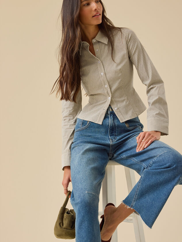 Ginger Checkered Top - TULLABEE