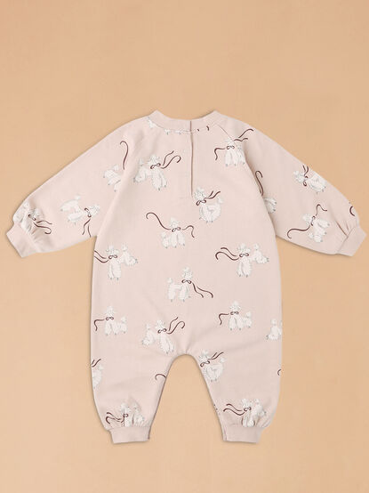 Poodles Raglan Jumpsuit by Rylee + Cru - TULLABEE