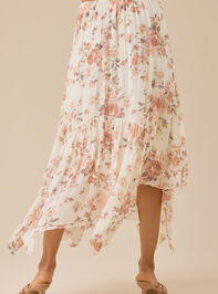 McKenzie Floral Maxi Skirt Detail 5 - TULLABEE