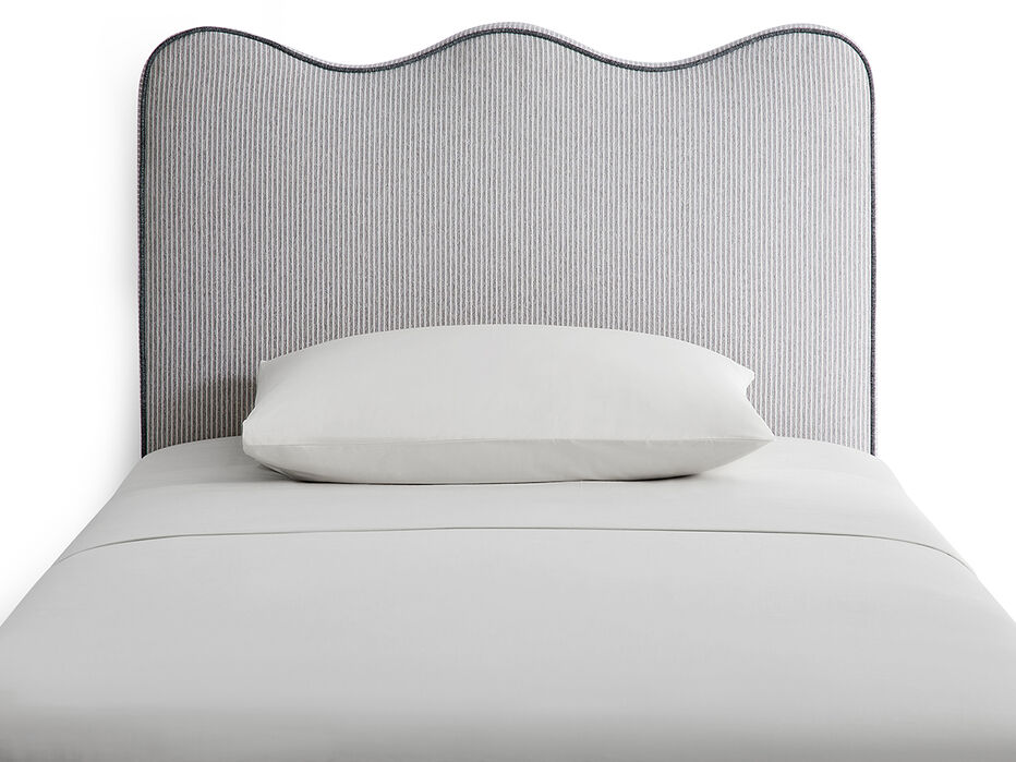 Gemma Stripe Upholstered Headboard - TULLABEE - 