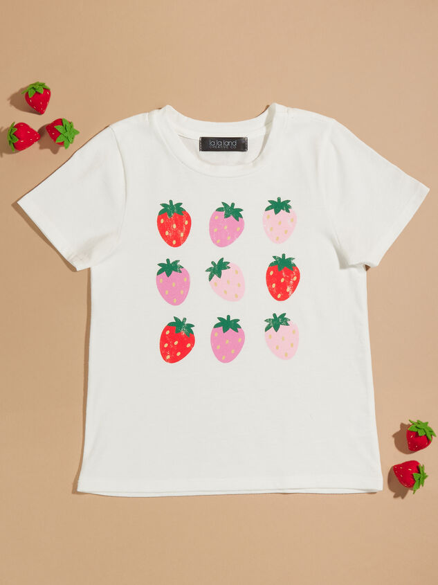 Berry Bliss Graphic Tee Detail 2 - TULLABEE