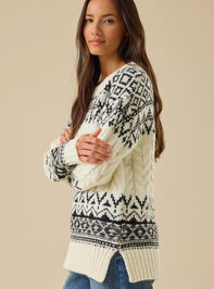 Maribell Fair Isle Sweater Detail 4 - TULLABEE