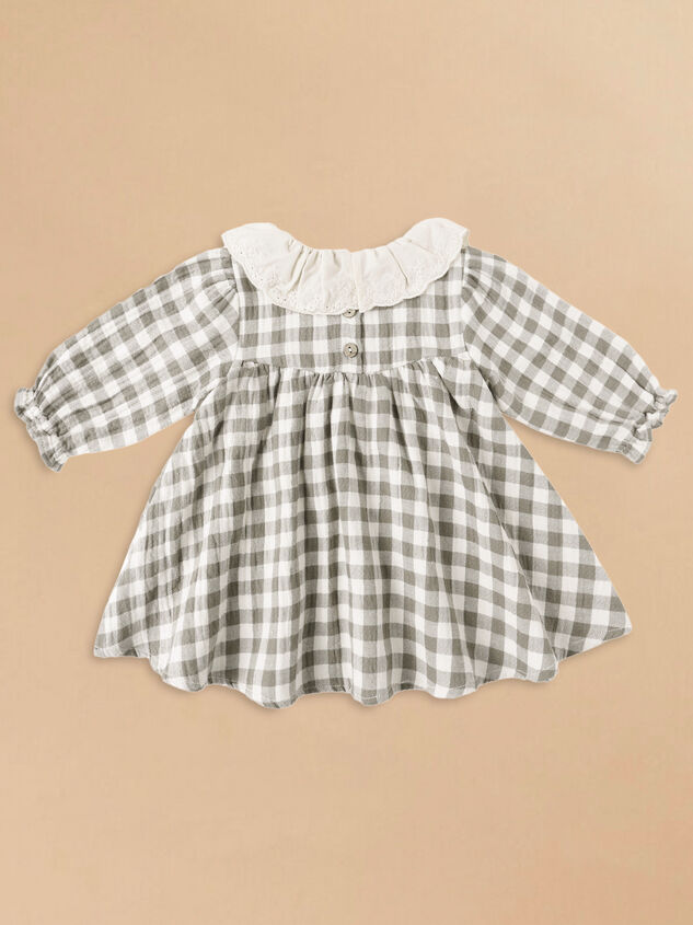 Callie Gingham Dress by Quincy Mae Detail 2 - TULLABEE