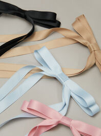 Skinny Ribbon Bow Detail 4 - TULLABEE