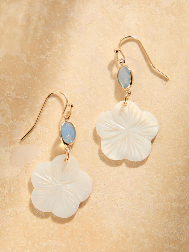 Hibiscus Drop Earring - TULLABEE