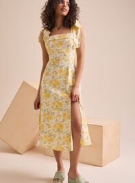 Selena Floral Midi Dress - TULLABEE