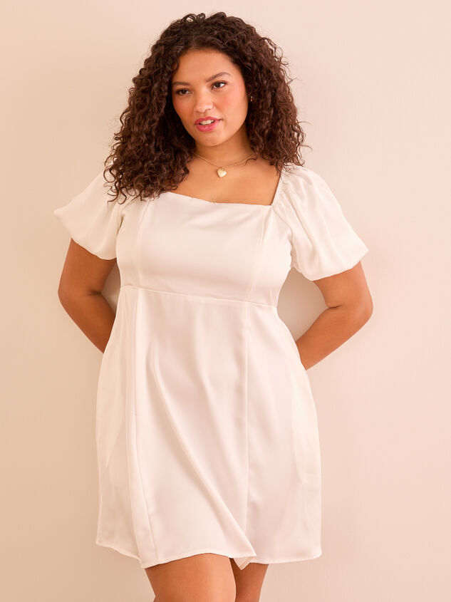 Nadia Satin Dress Detail 2 - TULLABEE