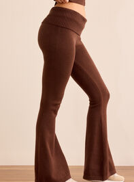 Serene Sprint Foldover Flare Pant Detail 4 - TULLABEE