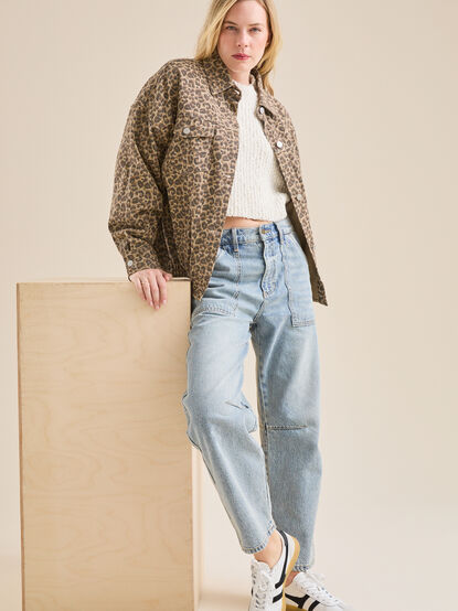 Riley Animal Print Jacket - TULLABEE