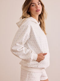 Graceful Floral Hoodie Detail 3 - TULLABEE